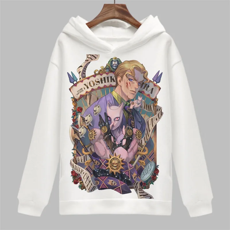 Толстовка с капюшоном для косплея по мотивам невероятные приключения джоджо |
