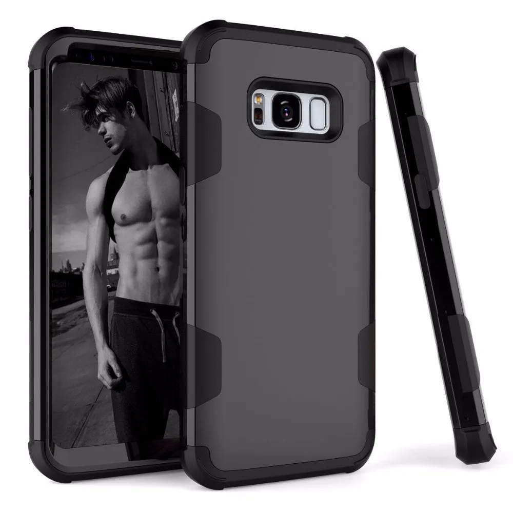 Luxury Robot Shockproof Armor Phone Caser For Samsung Galaxy S9 S8 Plus Hybrid TPU+Rubber Full Body Protective Shell Back Cover |