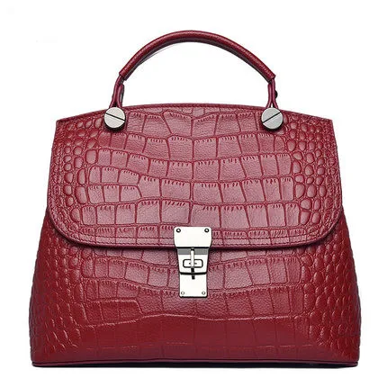 

One-Shoulder Large-Capacity Large Bag 2020 New Crocodile Leather Handbag for Women