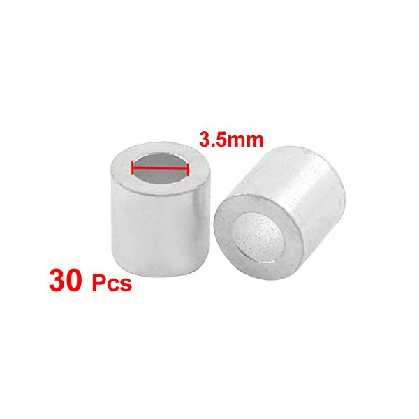 Кабель из алюминиевого сплава с зажимами 30 шт. для зажима каната 1/8