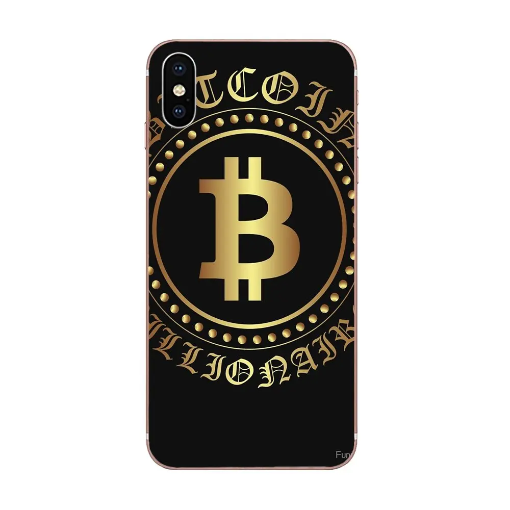 Bitcoin Coins Virtual Currency TPU Art Print For Huawei Honor Mate 7 7A 8 9 10 20 V8 V9 V10 G Lite Play Mini Pro P Smart | Мобильные
