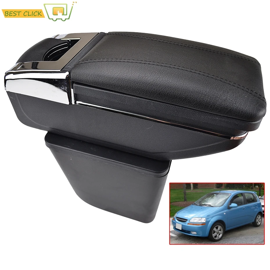 

Armrest Arm Rest Support Tray Car Centre Center Console Storage Box For Chevrolet Aveo 2002-2011 T250 Holden TK Barina 2006-2010