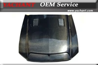 car styling carbon fiber hood fit for 10 14 mustang shelby gt500 gt v6 tru carbon a53kr style ram air hood bonnet