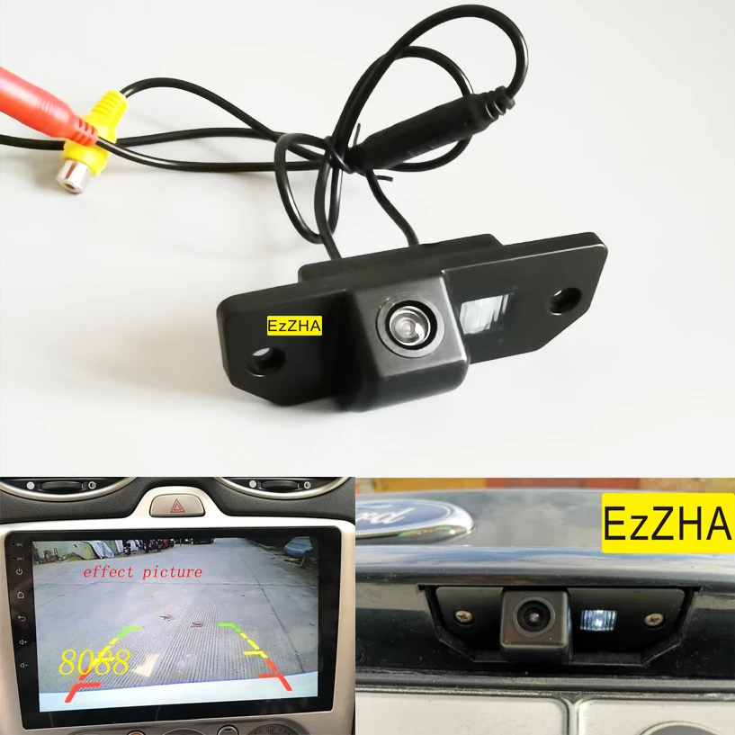 Waterproof Car Rear View Camera wide Degrees Wide Angle Reverse Parking Backup Camera for Ford Focus 2 Sedan 2005-2011 C-Max