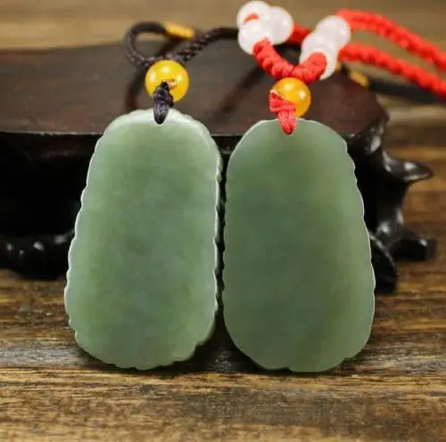 LETSFUN Изящные Ювелирные изделия натуральный зеленый Нефритовый дракон феникс