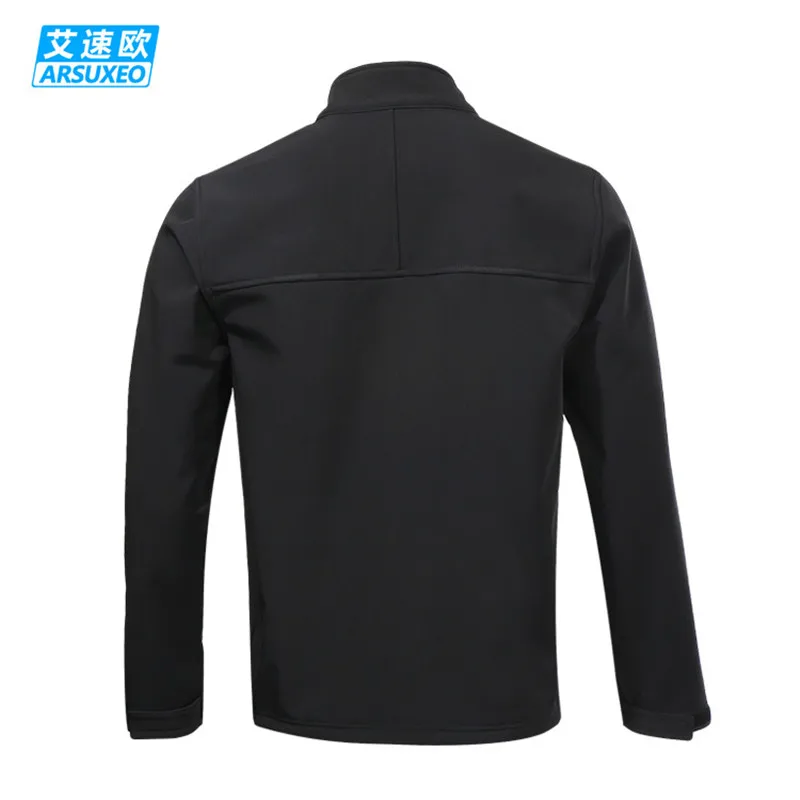 Мужская велосипедная куртка ARSUXEO Зимняя Теплая Флисовая для горных велосипедов