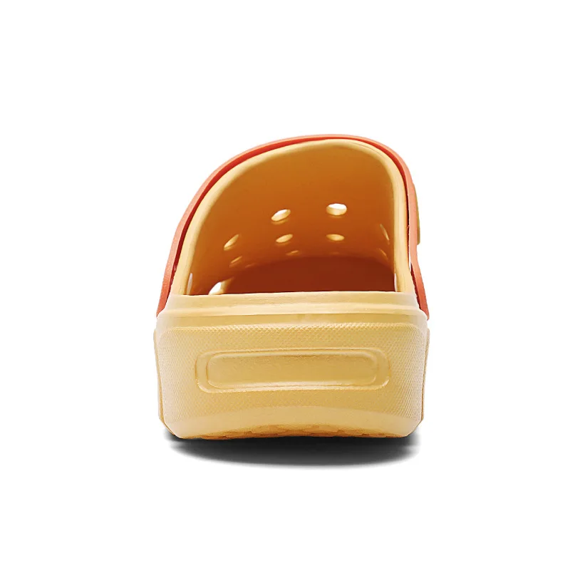 

2021 Mens Sandals Womens Summer Non-slip New Hole Shoes Female Clogs EVA Garden Shoes Beach Flat Male Slippers