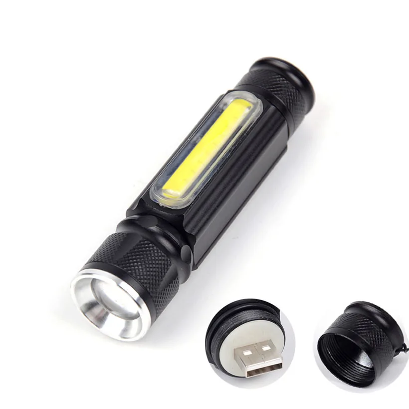 Светодиодный мини-фонарик CHICLITS с USB-зарядкой супер яркий алюминиевый