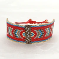 bohemian element geometric miyuki rice beads hand woven beaded couple bracelet gift to girlfriend bracelets for couples gifts