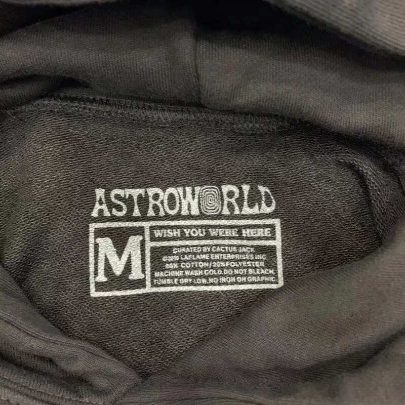 2020ss принтом Трэвиса Скотта тур Astroworld худи для женщин мужчин 1:1 лучшее качество