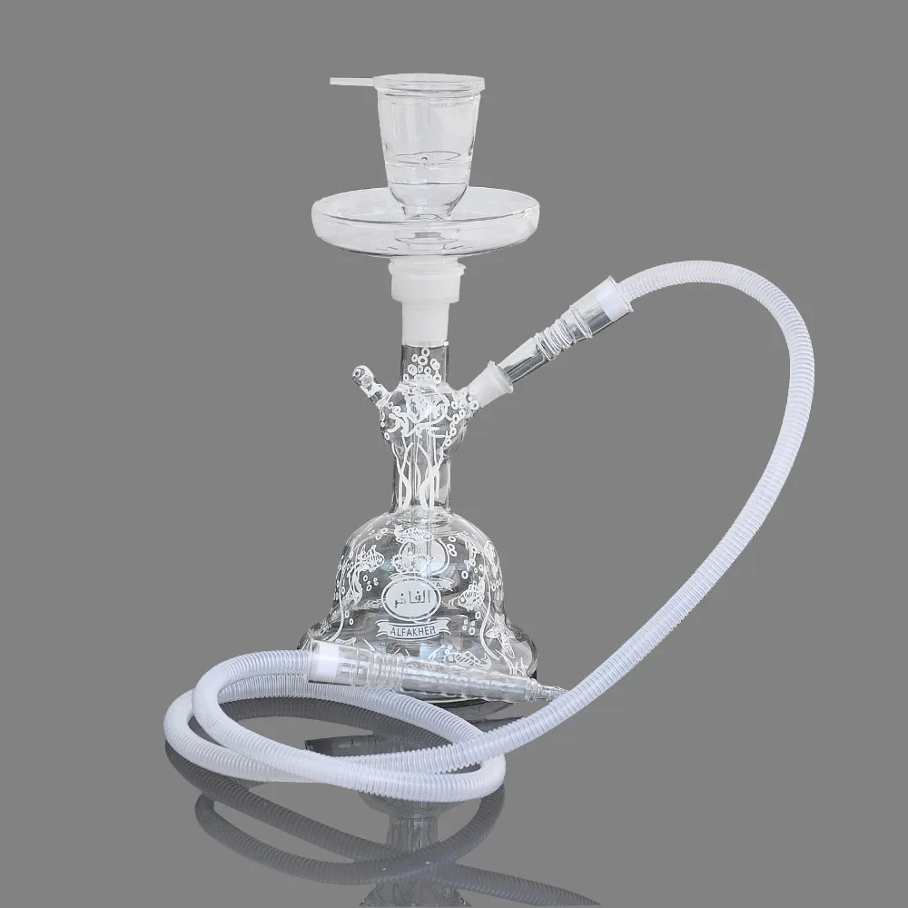 Al Fakher, стеклянный кальян, большой кальян с пеной, полный набор, Chicha, аксессуары для водопроводных труб