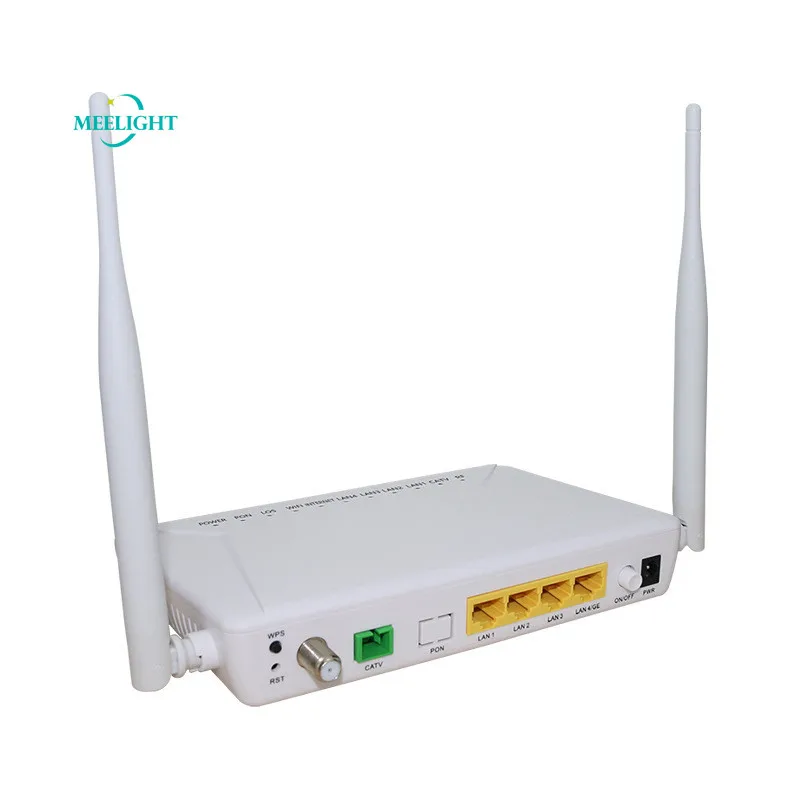 5 шт. 4 порта ONU GPON/EPON 1GE 3FE Wi Fi CATV FTTH Совместимость с HUAWEI ZTE более OLT|Оптоволоконное