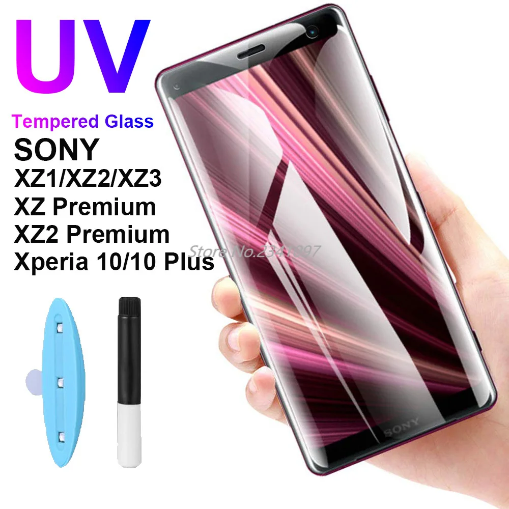 Закаленное стекло для SONY Xperia 10 PLUS X10 + XZ1 XZ2 XZ3 XZ XZ2|Защитные стёкла и плёнки
