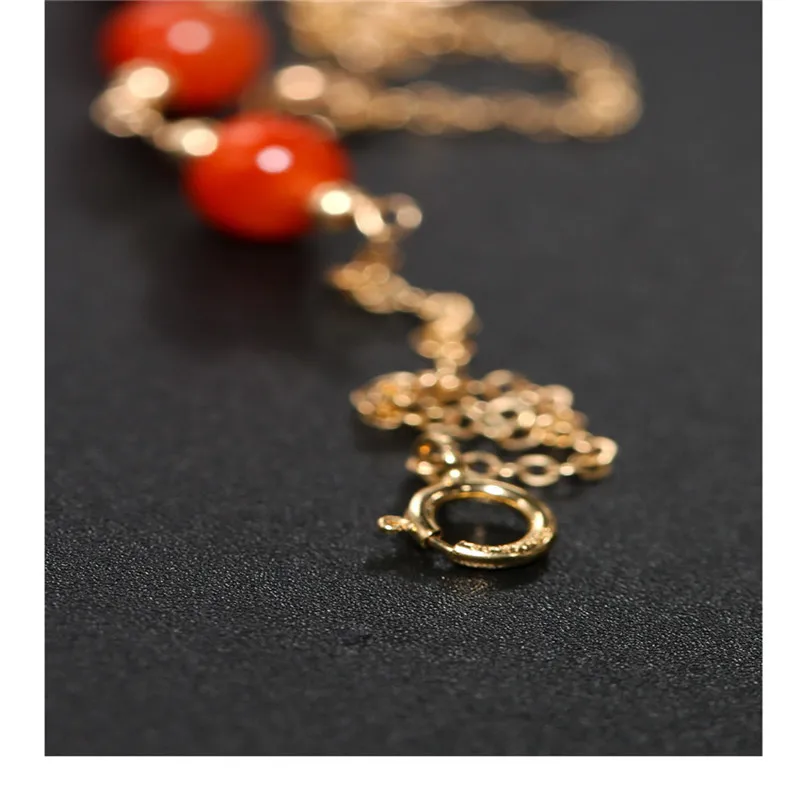 DAIMI Liangshan Южно-красный браслет из агата драгоценные камни женский Настоящий