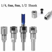 14 8mm 12mm 12 shank router bit extension rod converter collet engraving machine accessories for wood milling cutter
