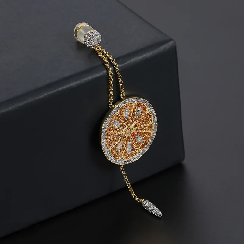 925 серебряные серьги Радуга лимонные жуки кактус сглаза ананас арбуз коктейльное