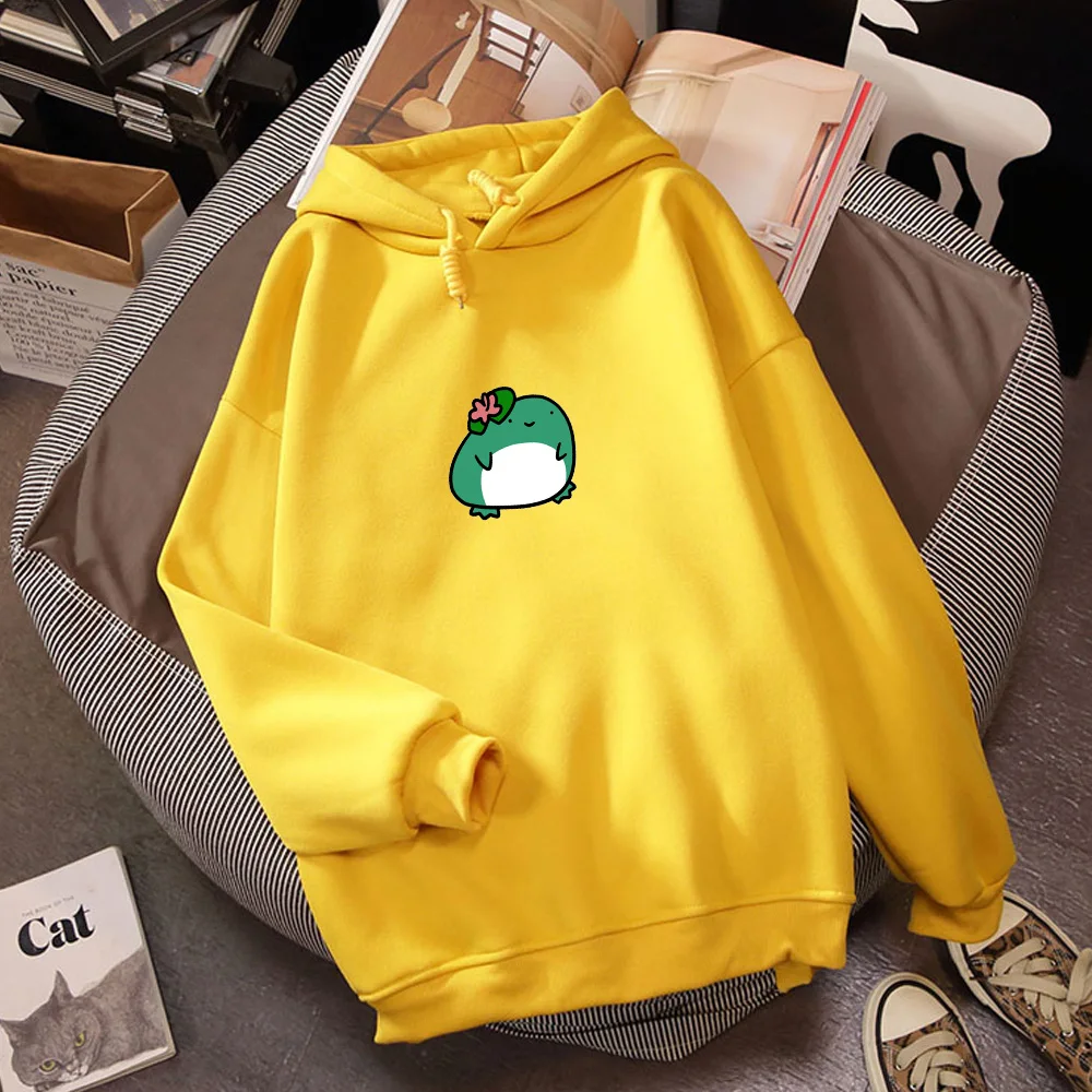 Пуловер оверсайз в стиле Харадзюку свитшот для женщин мультяшная забавная