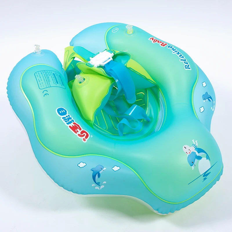 Надувное детское кольцо для плавания с защитным покрытием плавающее бассейна