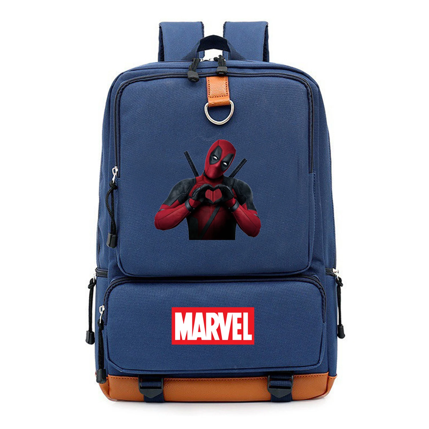 MARVEL Superhero Deadpool School Bags Nylon Large Capacity Student Backpack School Bag Boy Material Escolar Mochila Laptop Bag