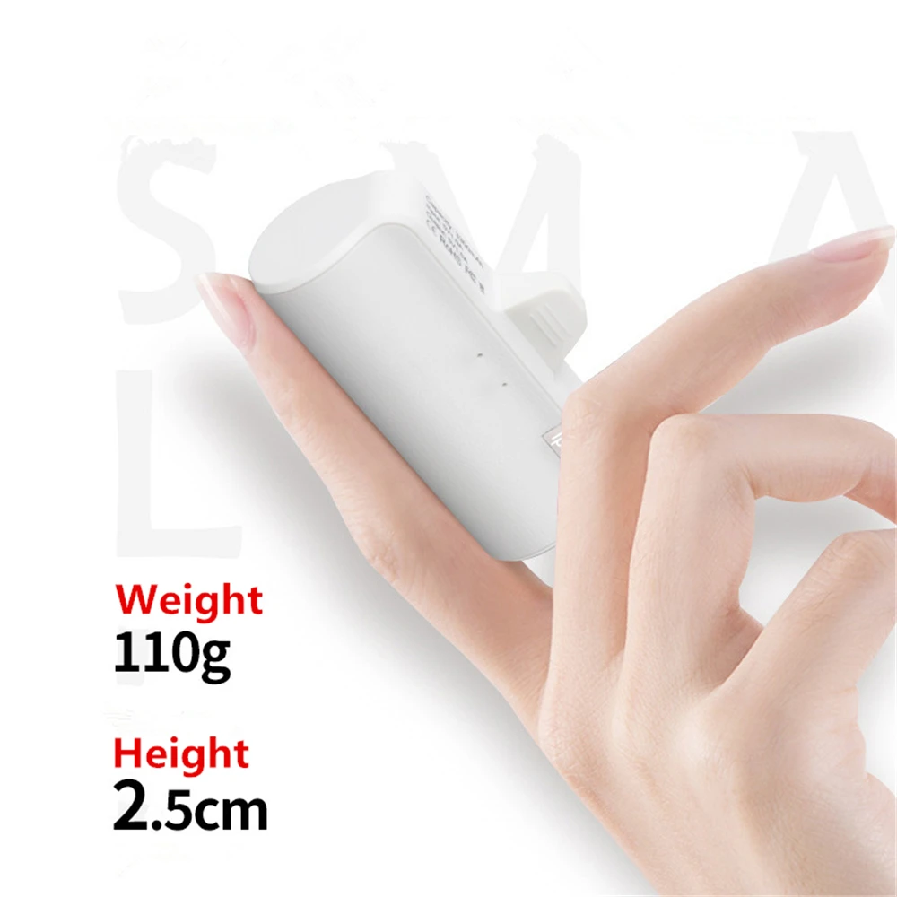 Mini Power Bank For iPhone 14 13 Pro Max Samsung Xiaomi Spare External Battery Powerbank Outdoor Travel Portable Phone Charger