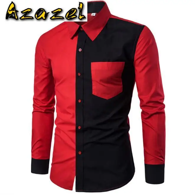 

Лидер продаж 2020, Мужская модная Повседневная рубашка с длинными рукавами, приталенная мужская деловая строчка, брендовые рубашки, Мужская о...