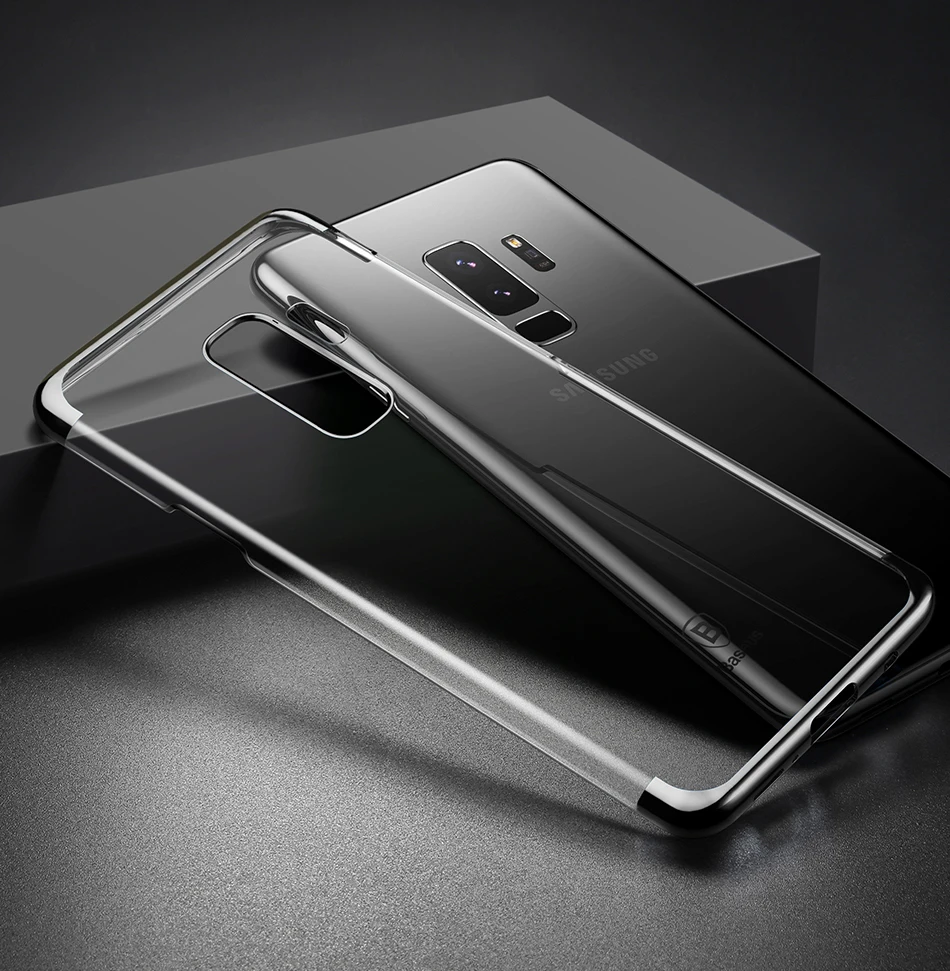 Baseus Luxury Plating Phone Case For Samsung Galaxy S9 Plus Coque Ultra Thin Soft Silicone Back Cover For Galaxy s9 Fundas
