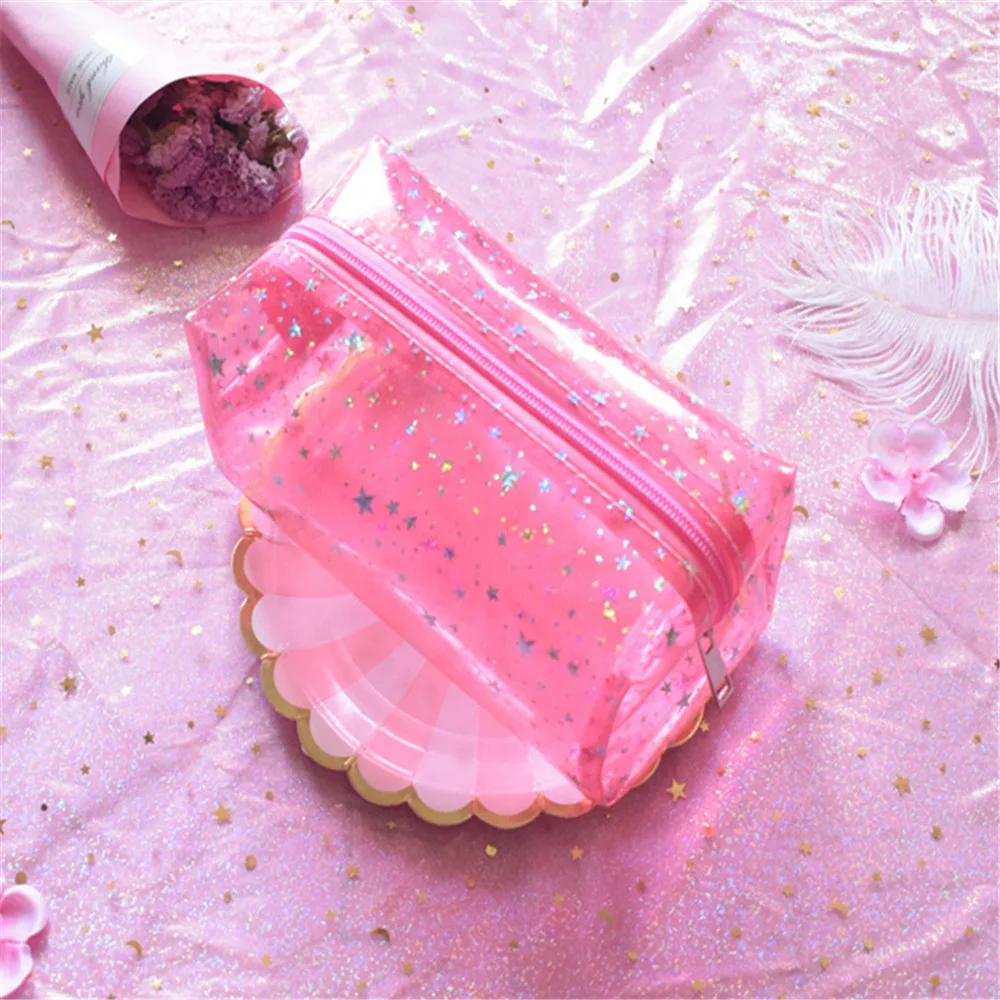 Женская прозрачная косметичка желе клатч женский прозрачный держатель для