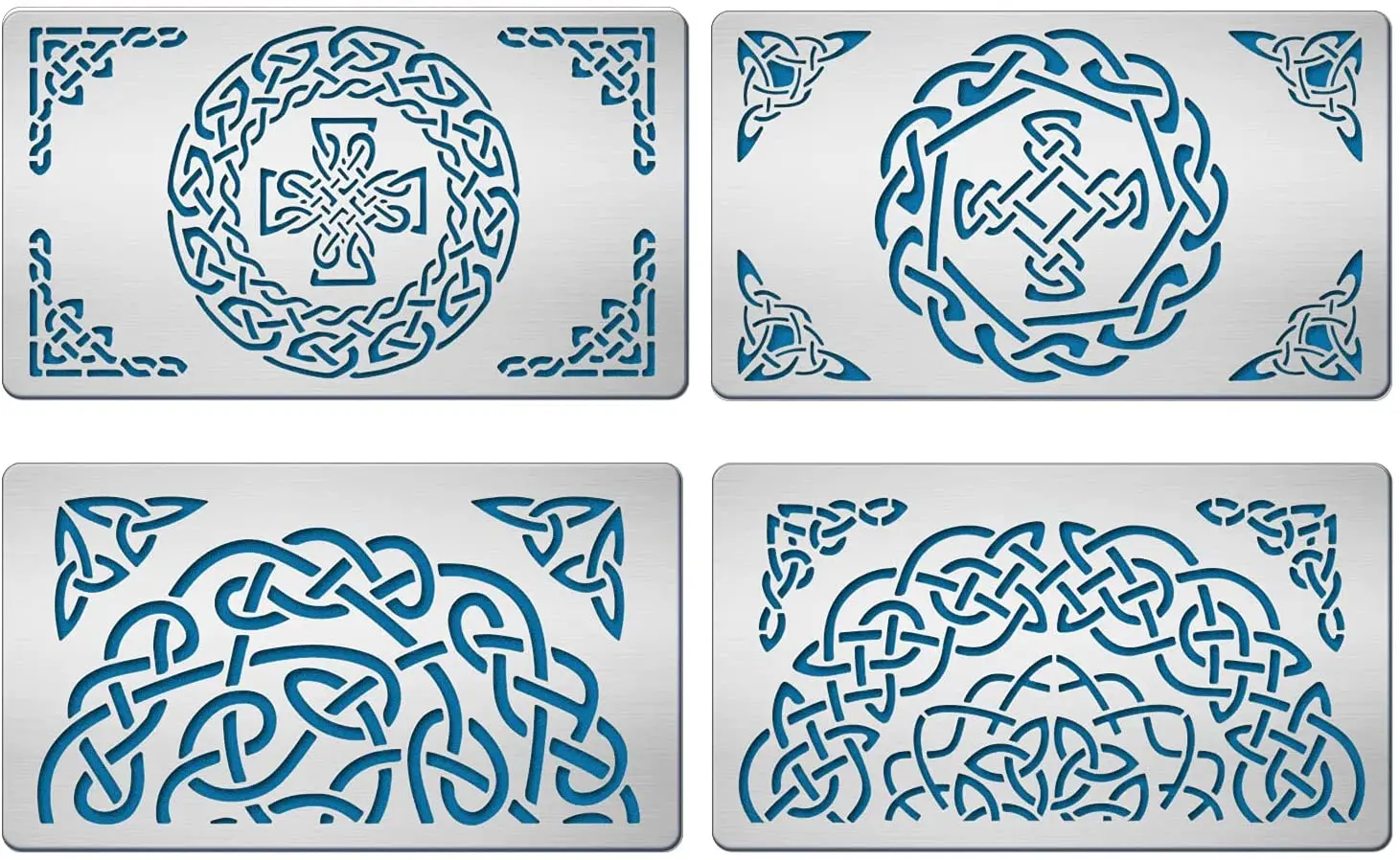 

4Sets Traditional Symbols Cutting Dies 4 Styles Pattern Metal Embossing Cutting Stencils Scrapbooking Embossing Card 17.7x10.1cm