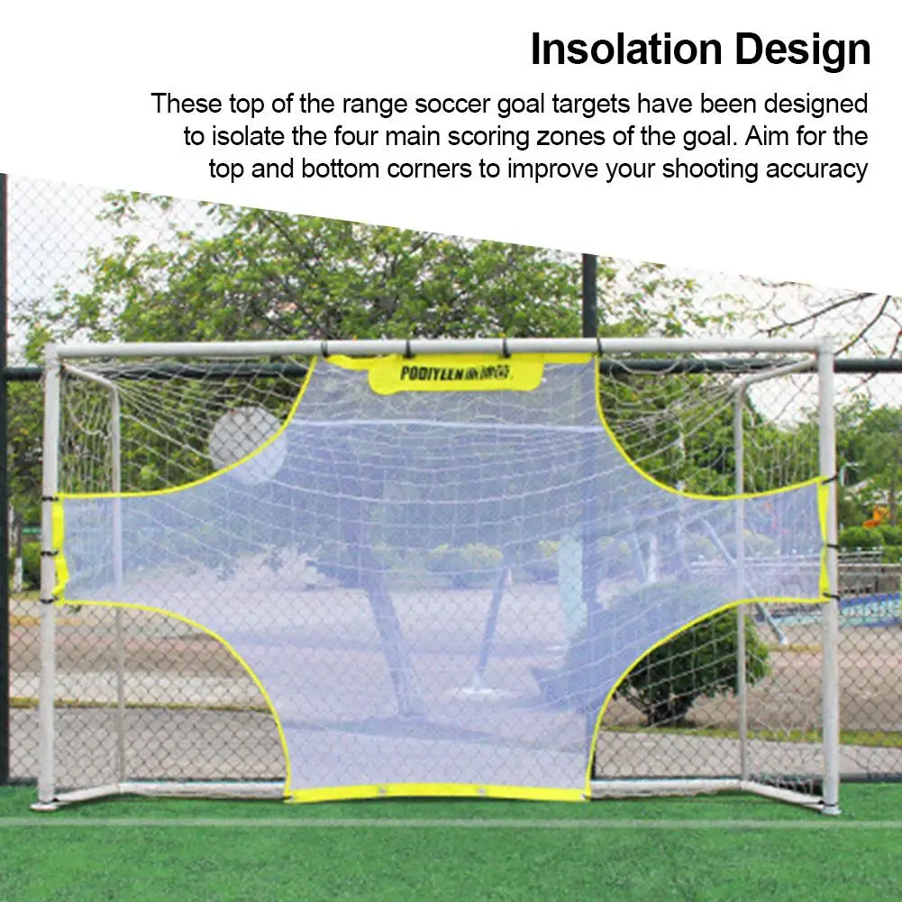 

Youth Football Practice Shooting Footwork Training Net Soccer Training Net Lightweight Portable Football Set