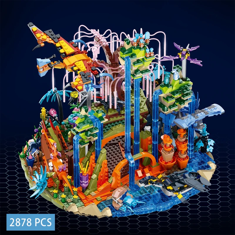 

2878pcs Pandora Na'vi Constructor Blocks Sci-Fi Movie Series Creativity Building Blocks Brick Toy Gift Set For Children