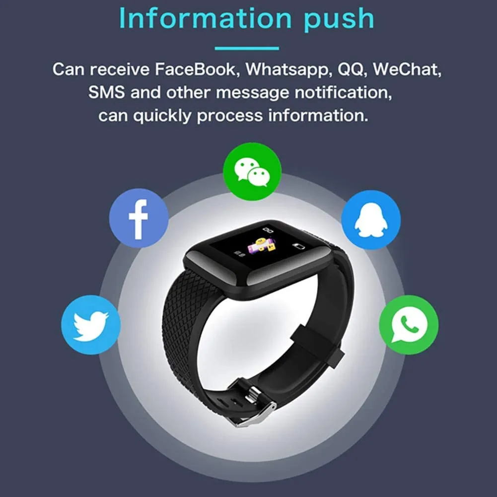 

Ouhaobin D13 Smart Watches 116 Plus Heart Rate Wristband Sports Watches Smart Band Waterproof watch Free shipping Dropshipping