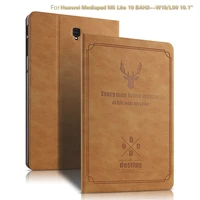 for huawei matepad t10s ags3 w09l09 10 1 t10 9 7 luxury deer pattern texture flip kickstand protector tablet cover shell case