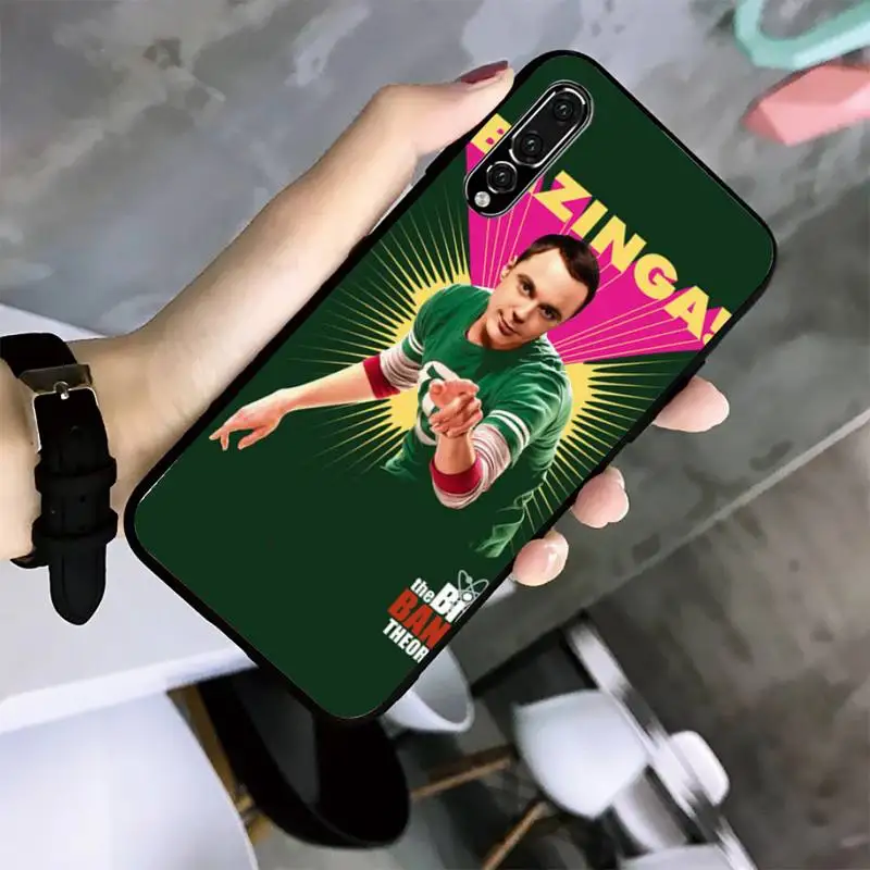 

The Big Bang Theory Phone Case For Huawei G7 G8 P7 P8 P9 P10 P20 P30 Lite Mini Pro P Smart Plus Black Soft TPU Cove Fundas