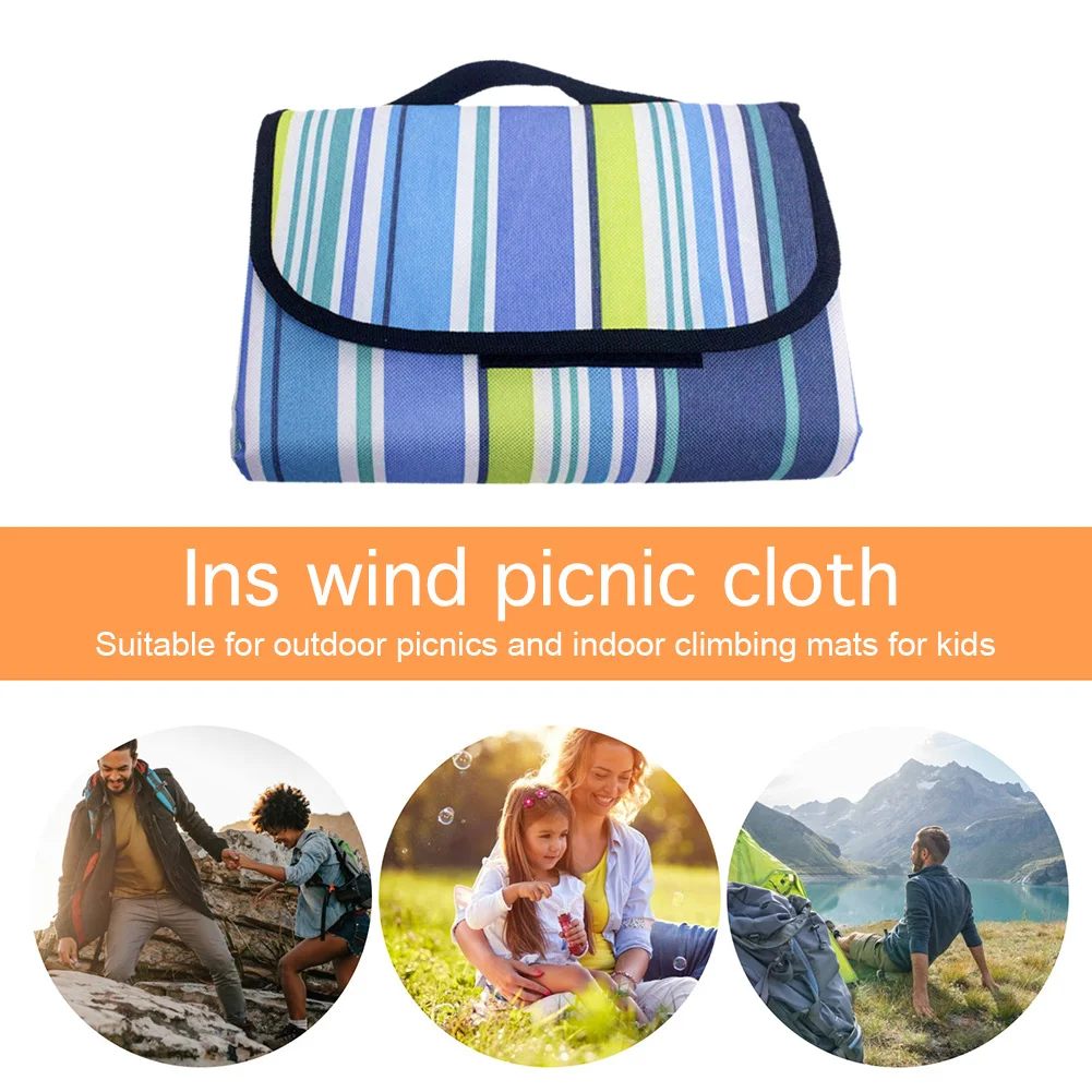 

Folding Camping Mat Lightweight Waterproof Pad for Outdoor Beach Picnic Moisture-proof Blanket Portable CampingMat Hiking BeachP