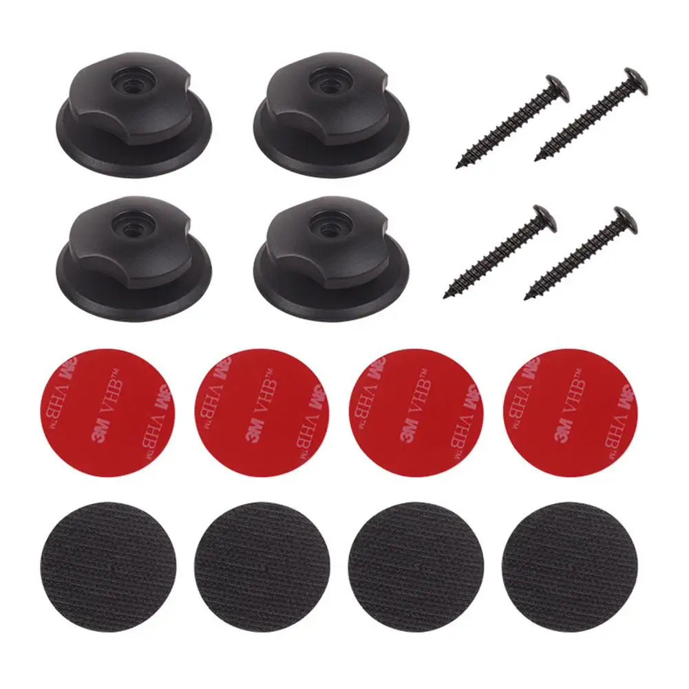 

4Pcs/Set Car Hook Mounting Points Fixed Car Hook For Car Rear Cargo Trunk Storage Organizer Net