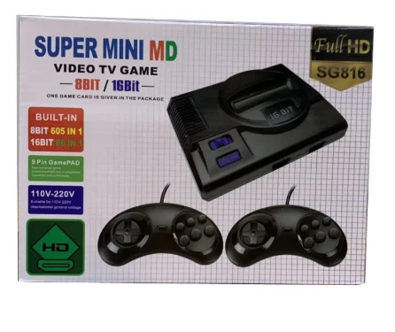 691 для видеоигровой консоли SUPER MINI MD Sega Mega Drive 16 бит 86 игр 8 605 различных встроенных