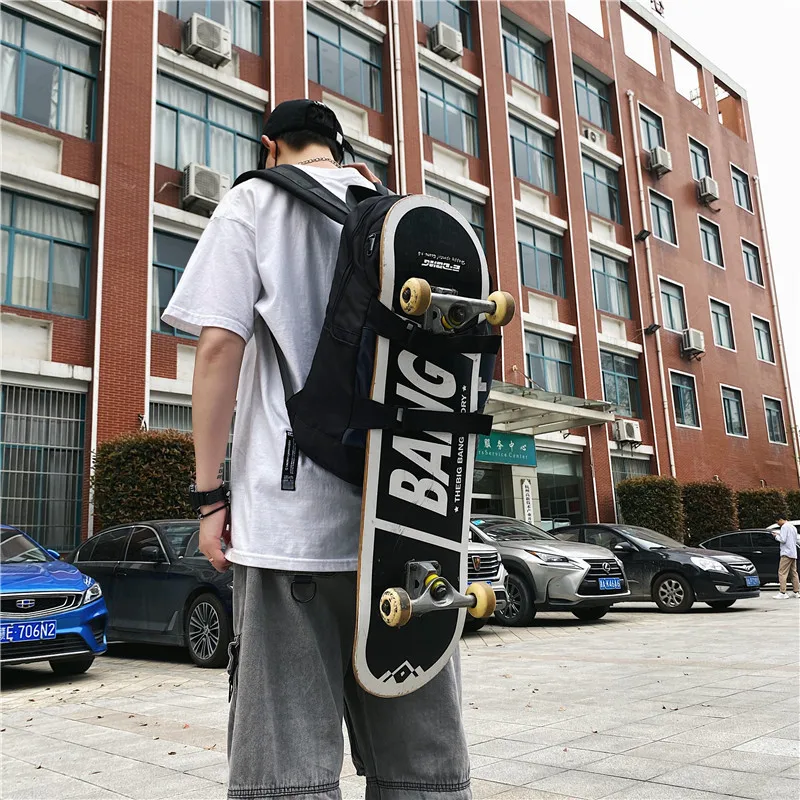 

Unisex New Female Laptop Boy Luminous Backpack Student 2021 Cool Patchwork Women Oxford College Travel Book Bags Trendy Fashion