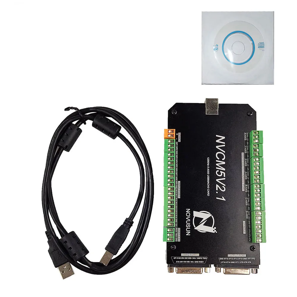 CNC kit NVCMV2.1 4-axis Mach3 USB card 300KHz router 3 4 5 6-axis motion control breakout board 75W 24V DC | Инструменты