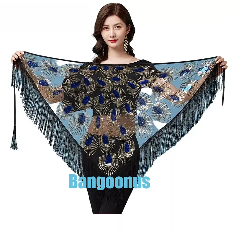 

New Embroidery Belly Dancing Belt Colorful Waist Belly Dance Hip Scarf Belt Triangle Skirt Belly Dance Costume Wear DANC BELLI