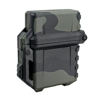 outdoor survival universal tactical waterproof windproof lighter shell storage case lighter container organizer holder
