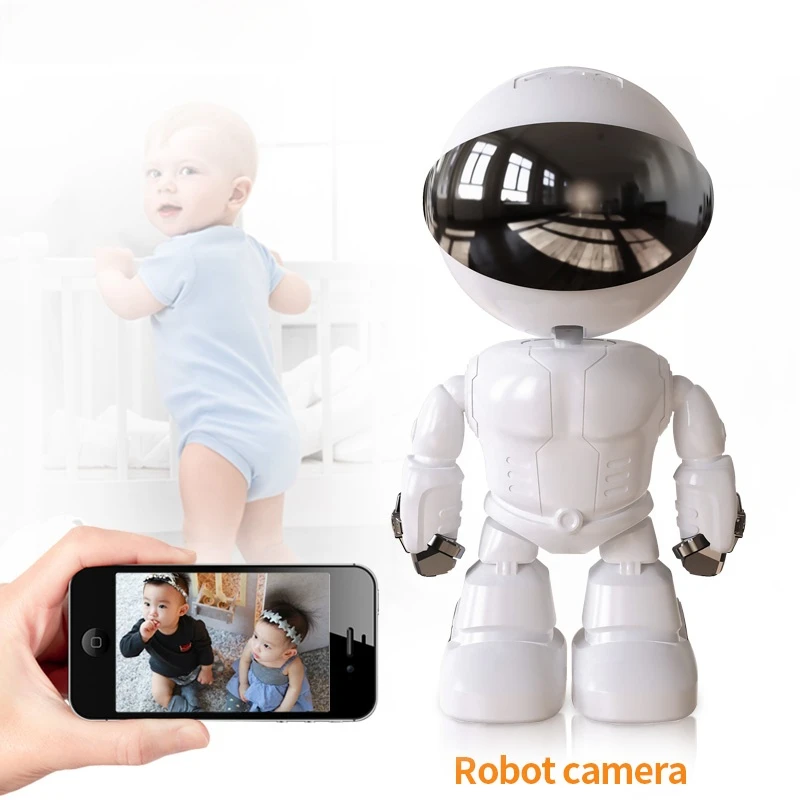 

1080P Robot IP Camera Security Camera 360 Dgree WiFi Wireless 2MP CCTV Camera Smart Home Video Surveillance P2P