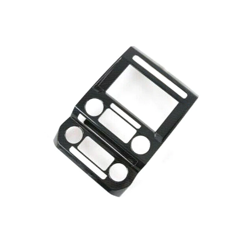 

Автомобильная центральная консоль, панель GPS навигации, рамка, обшивка, стильная отделка из углеволокна, подходит для Ford F150 F-150 2017 2018 2019 2020