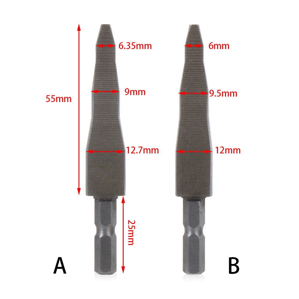 

1PC Copper Pipe Swaging Tool Cross Screwdriver Drill Bit Aluminum Tube Expander DIY Professional Swaging Tool Bit Tool Parts