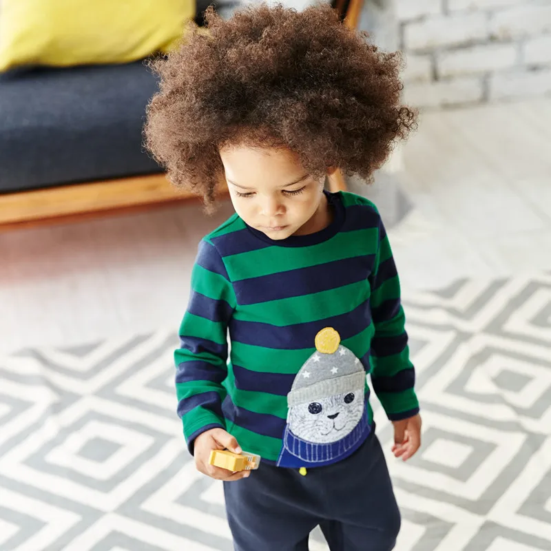 Детская футболка с длинным рукавом для девочек и мальчиков повседневная детская