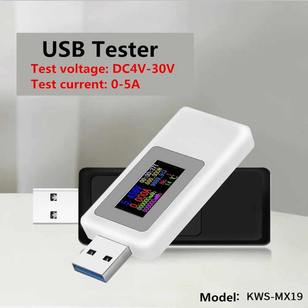 Тестер USB DC 4 V 30 Напряжение счетчик времени Амперметр цифровой монитор отрезной