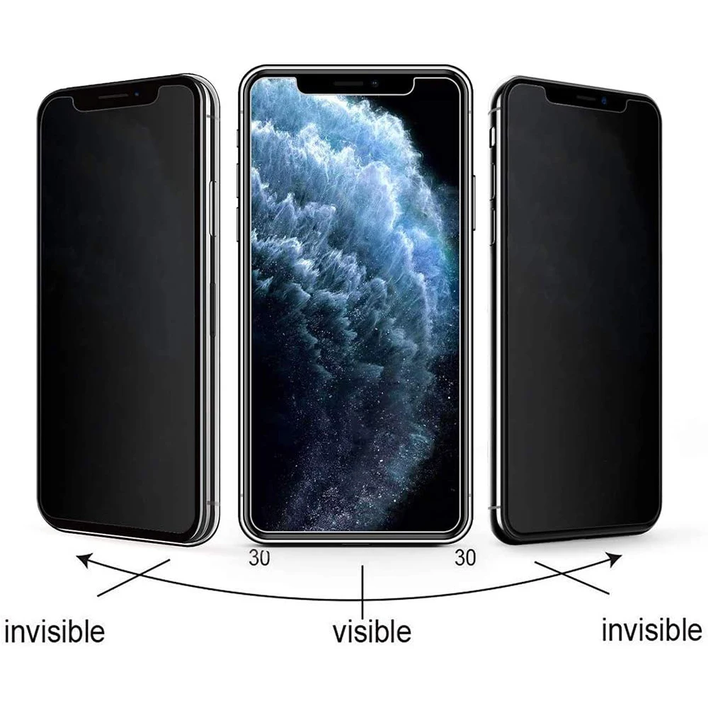 Антишпионская защита для экрана iPhone 11 Pro XR X XS Max 8 Plus 7 6 6S противошпионское