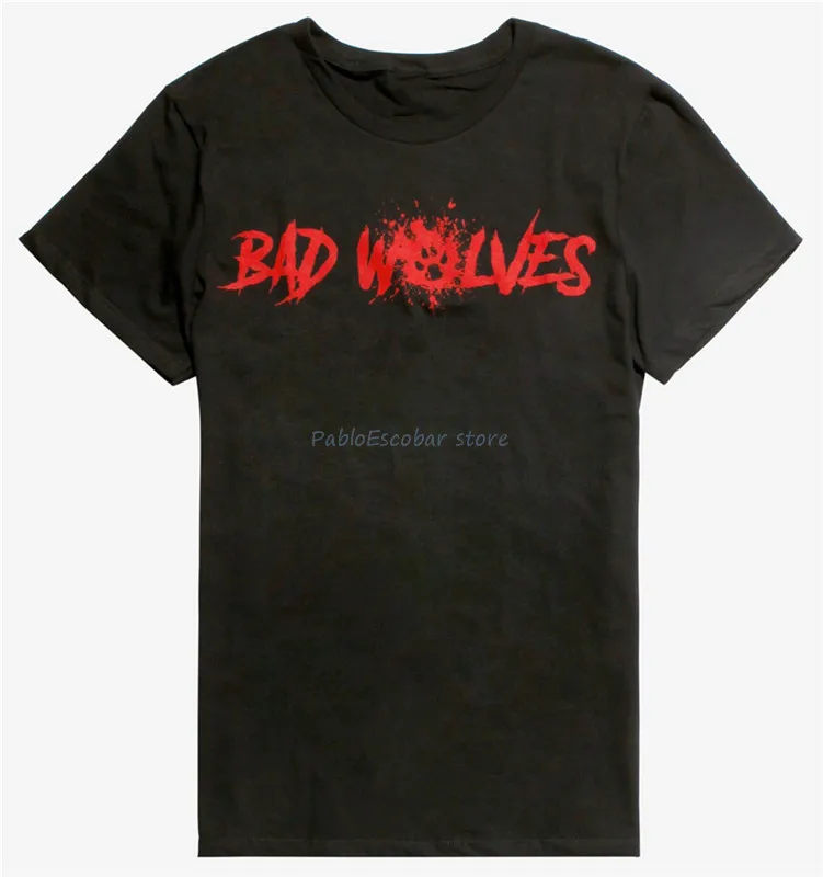 

Bad Wolves Red Splatter Logo Heavy Metal Band T-Shirt New Authentic & Licensed Free Shipping Tee Shirt