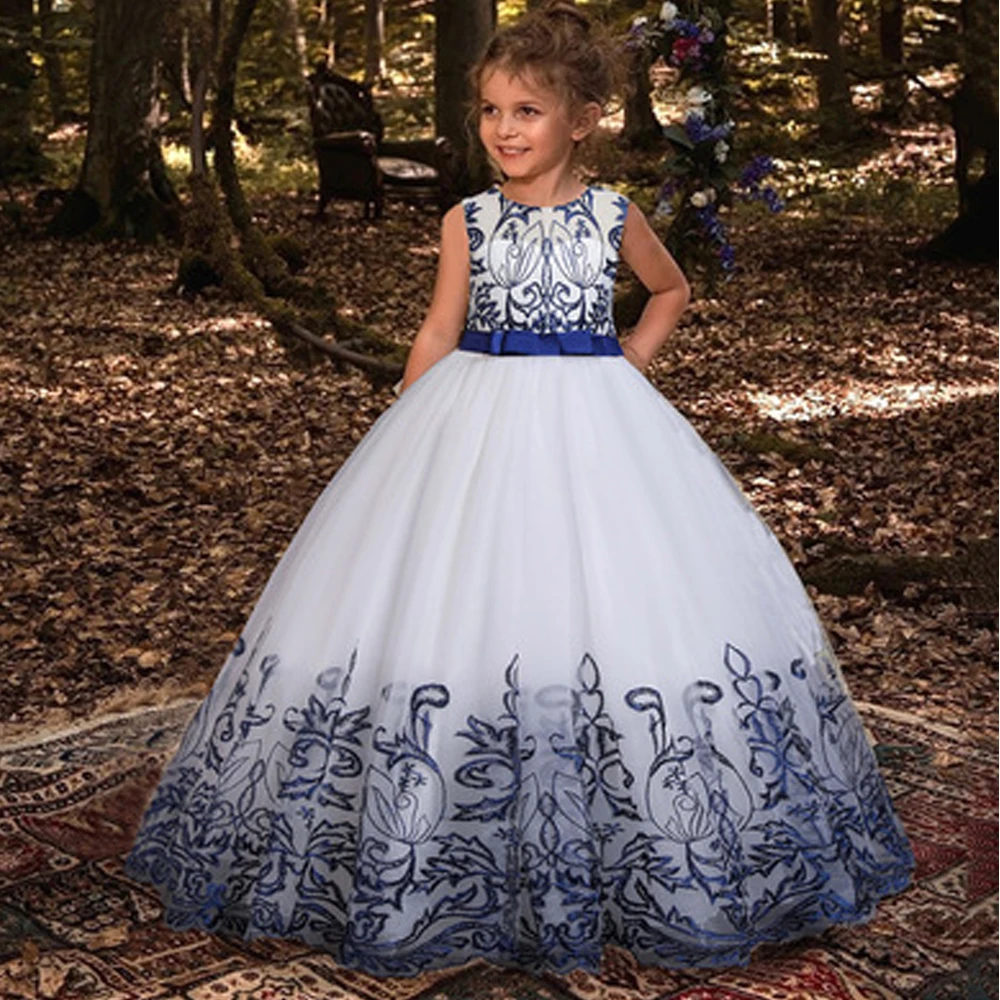 Платье для девочек 2021 летняя одежда Детские платья вечернее платье на свадьбу