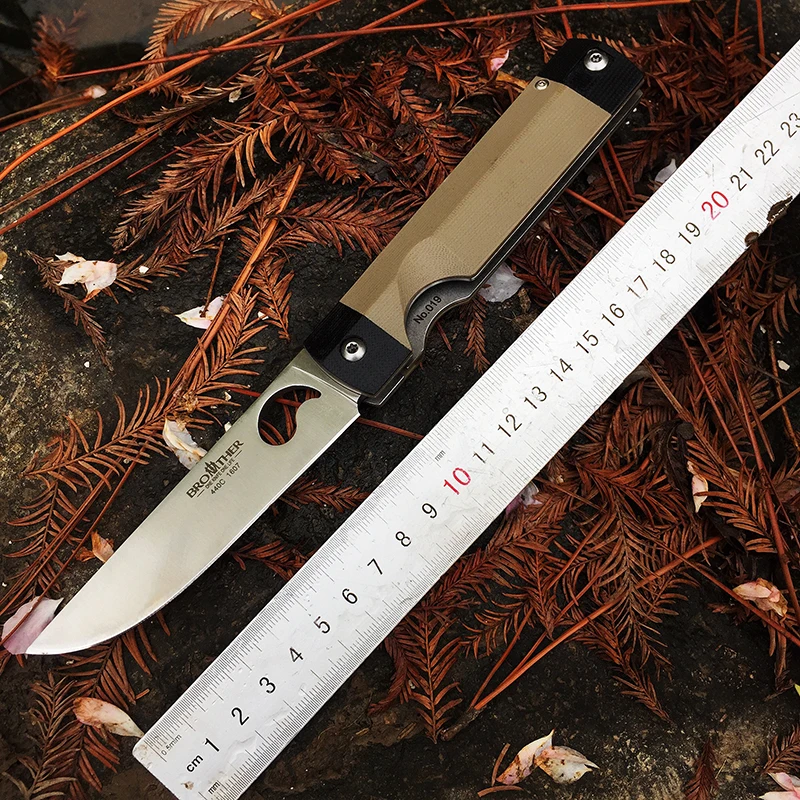 Складной нож с лезвием из стали 440с 58-60HRC Brother 1607 | Инструменты