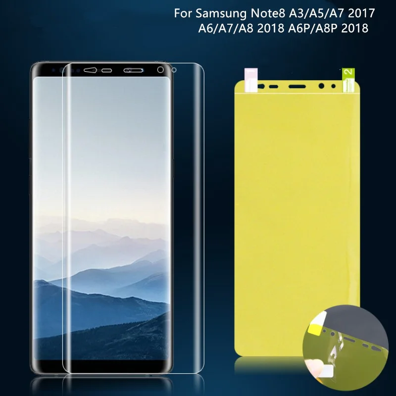 Защитная пленка для экрана Samsung A3 A5 A7 2017 A6 A8plus A9 2018 a8 star Lite A6S A8S A9S|Защитные стёкла и